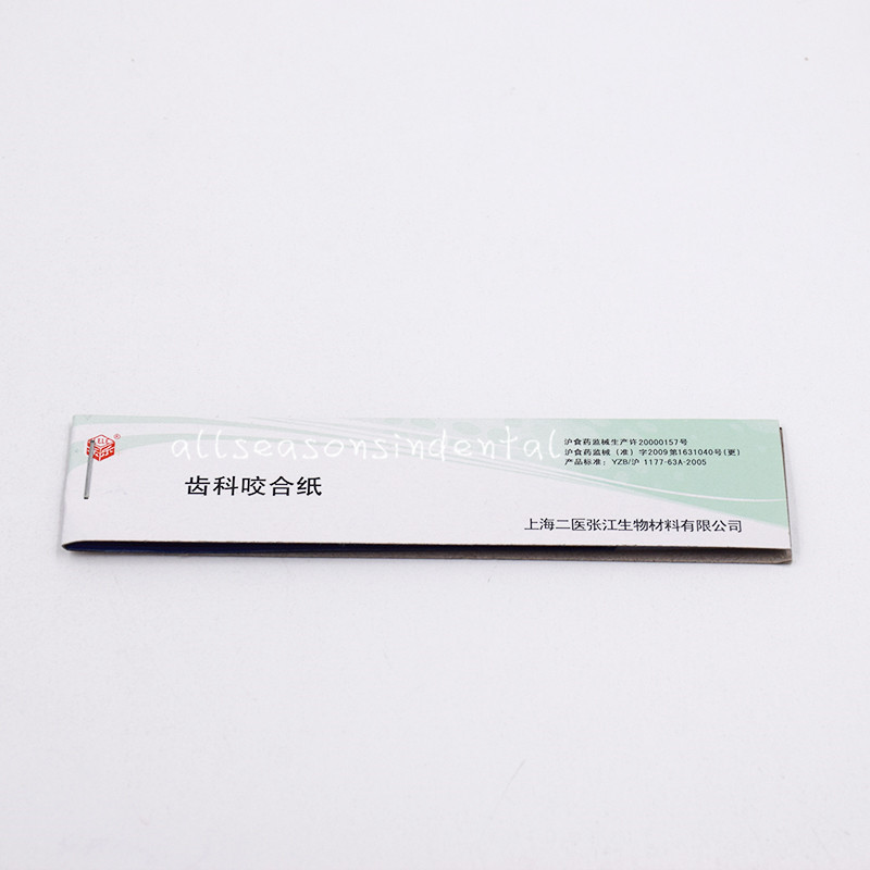 1 Box Dental Practical Articulating Paper Soft Thin Strips 20 Books Blue Color