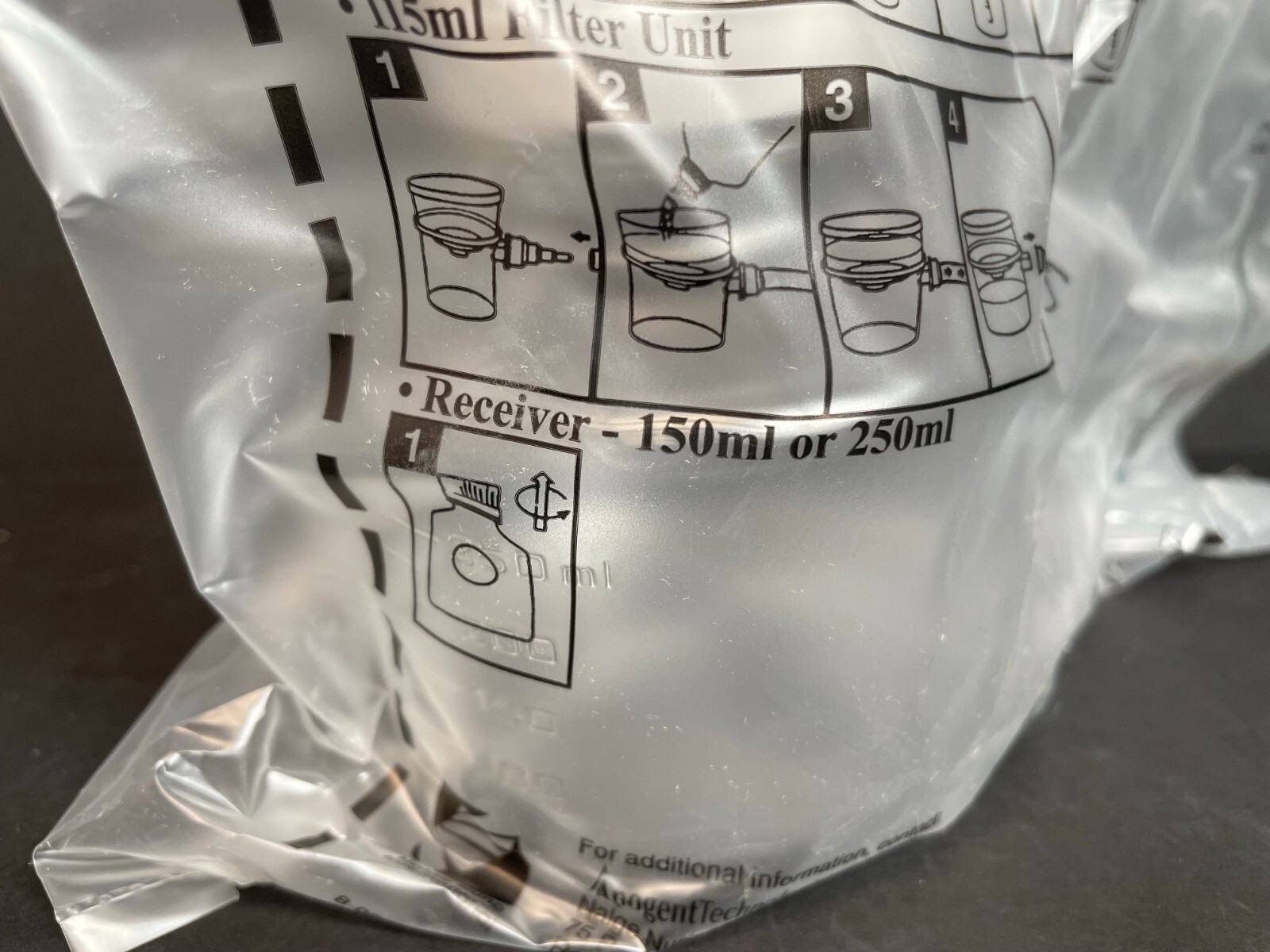 Thermo Scientific Storage Bottle 250 ml Polystyrene Case of 24 Bottles