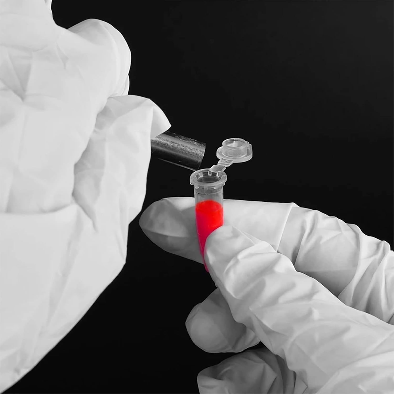 150Pcs 0.2/0.5/1.5ml Clear Mini Plastic Test Tube Centrifuge Vials Snap Cap Lab