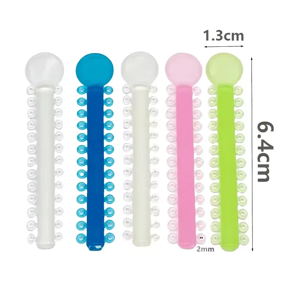 Dental Orthodontic Night-Light Luminous Elastics Ligature Ties Bands Power Chain