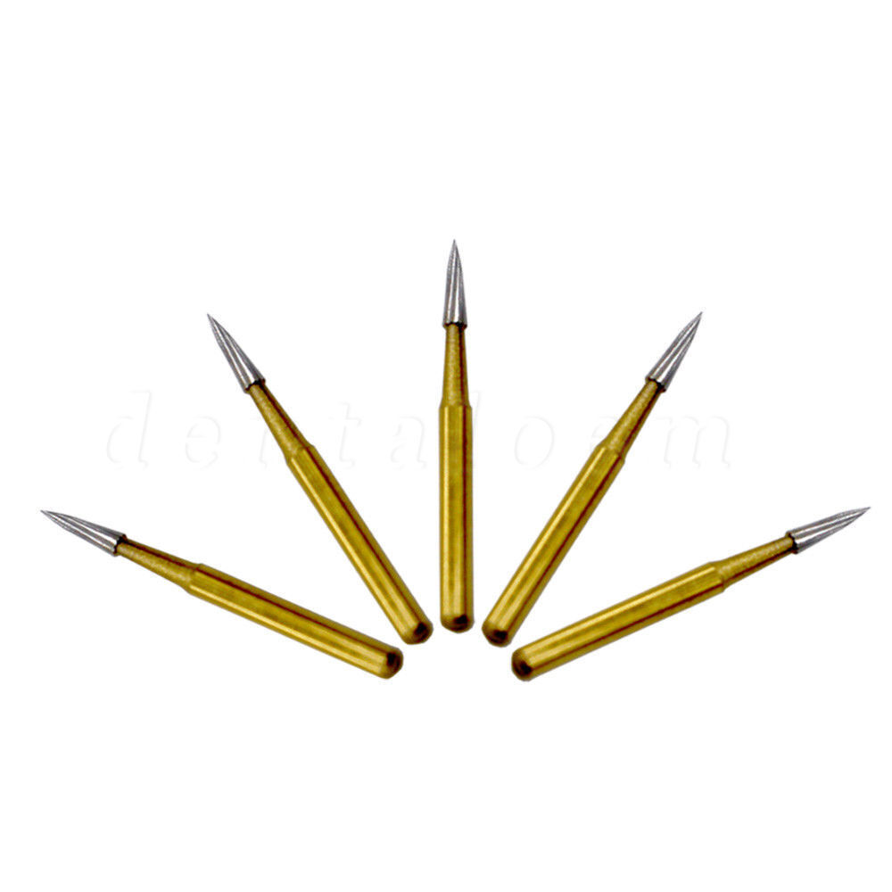 Dental Tungsten Carbide Burs Finishing Polishing Trimming FG Egg Football Flame