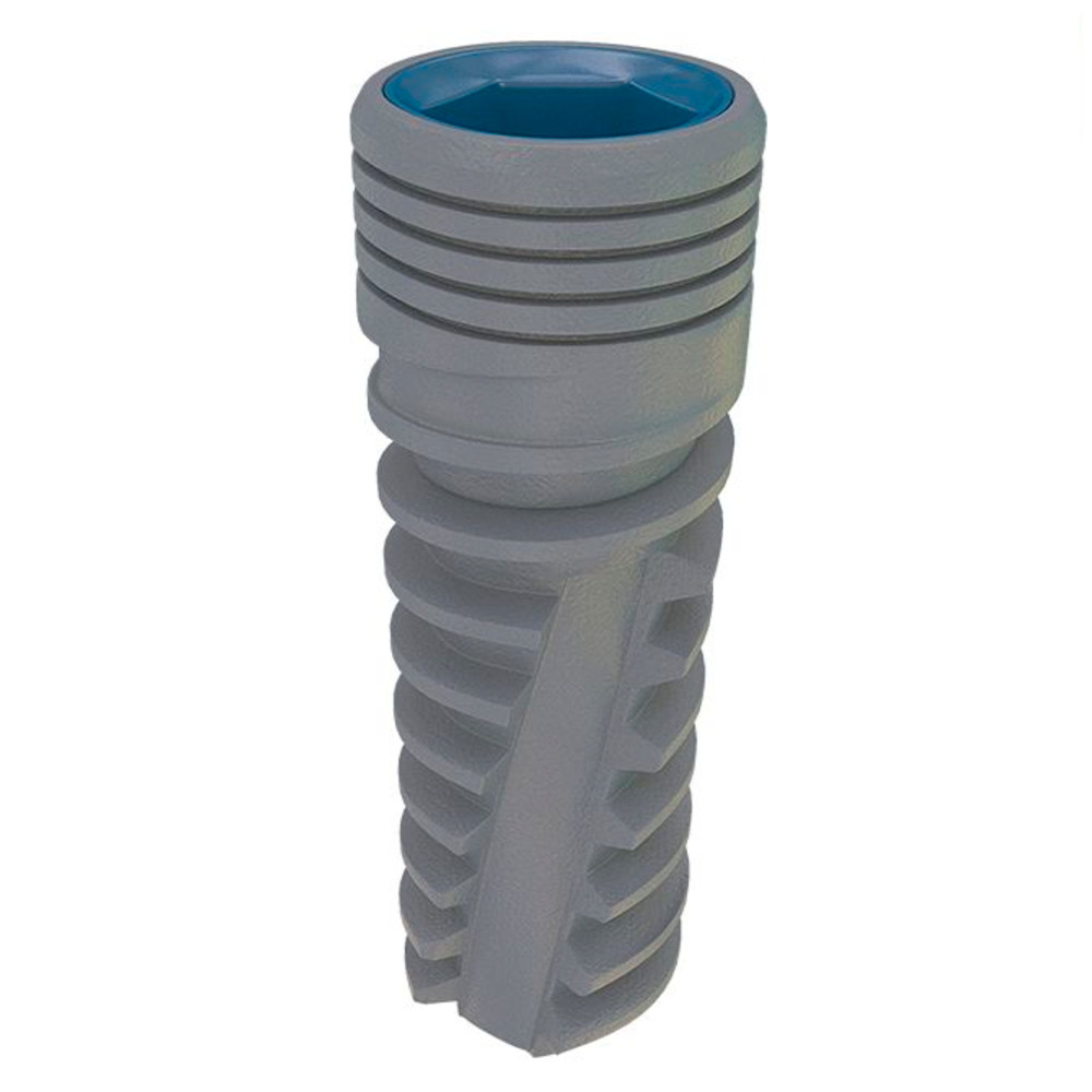 10pcs Dental Blue Line Fixture Int Hex 2.42mm Connection Titanium SLA