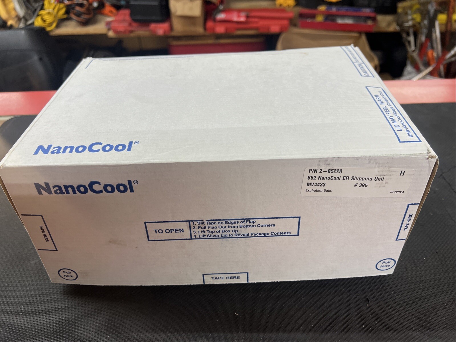 Set Of 8 NanoCool Temp Control Shipping Unit 2-8°C Payload 216x119x102mm 2-85228
