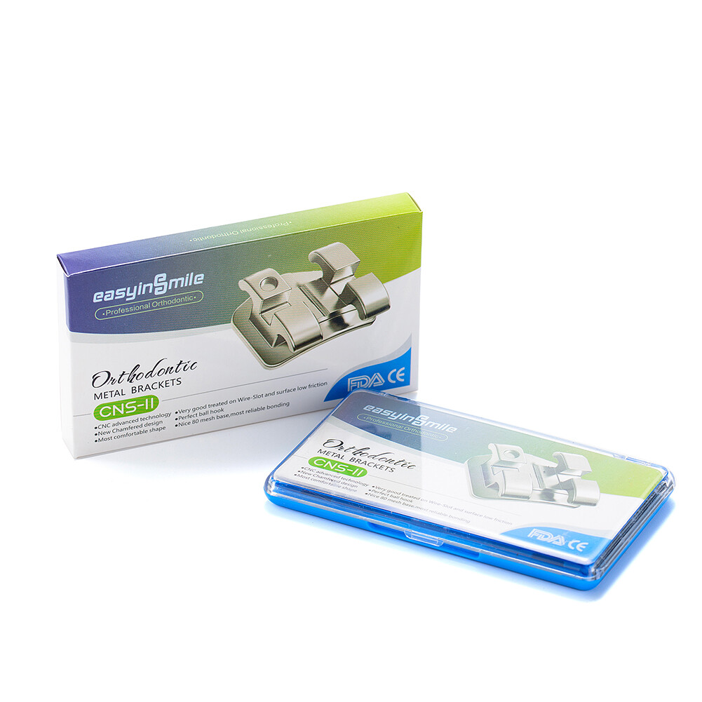 Dental Mini Metal Braces Orthodontic Brackets Mesh Base IPR Polishing Strips Saw