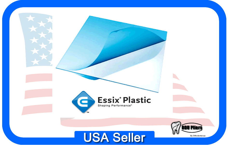 ESSIX C+ VACUUM FORMING SHEETS Retainer .040″/5″ SQUARE BOX 100 pcs 205-1010