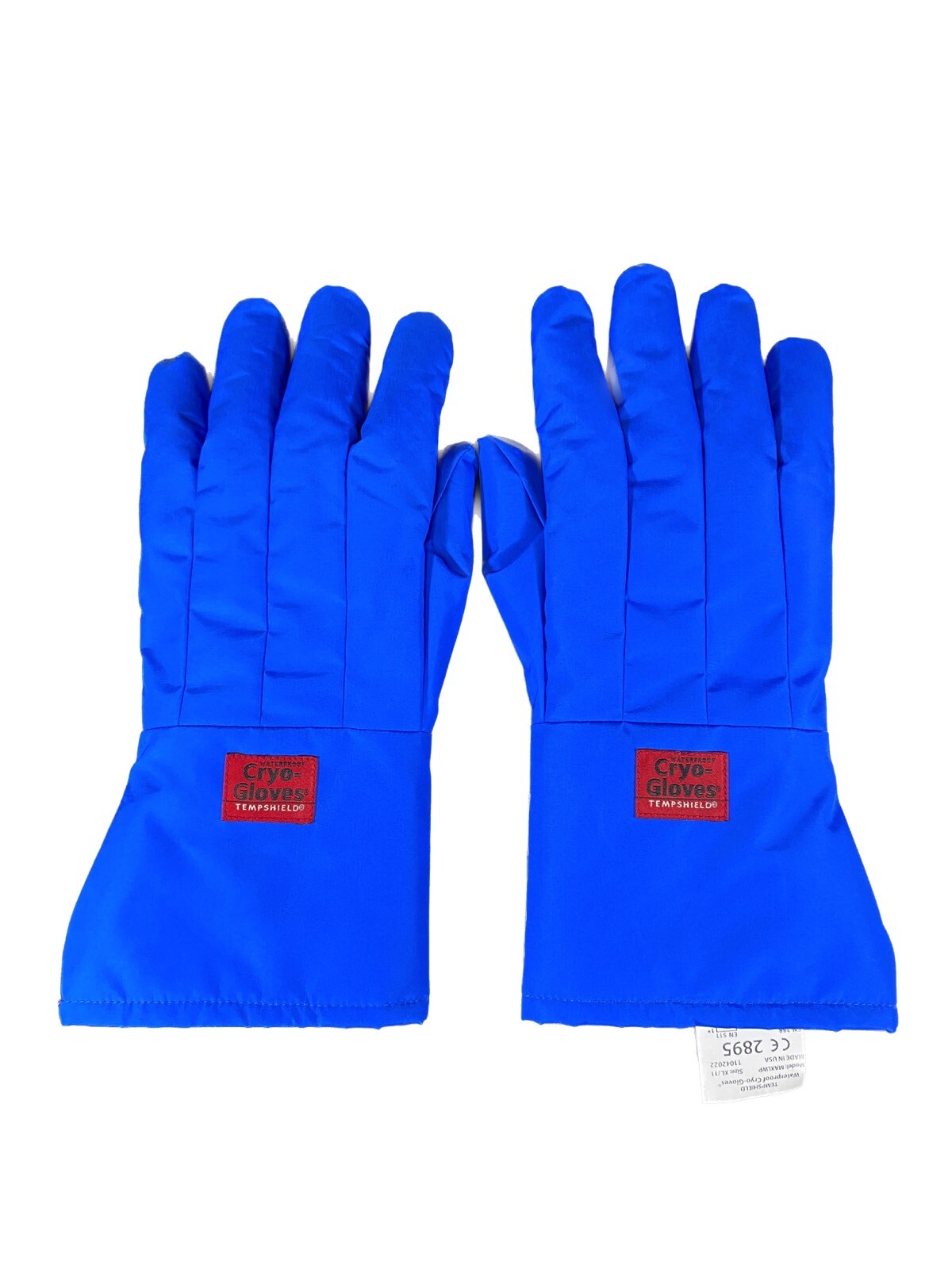 TEMPSHIELD Mid-Arm Cryo-Gloves For Dry Ice Handling Size 11 Blue MAXLWP