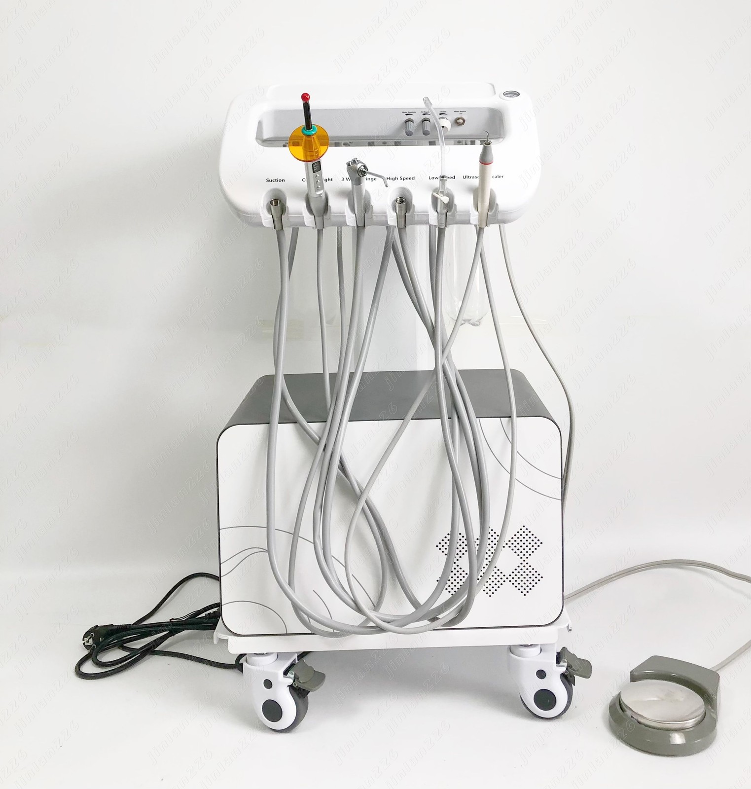 Dental Delivery Unit System Cart Treatment 4H Curing Light Scaler