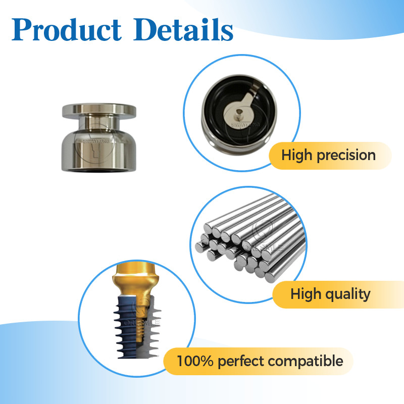 5 pcs Impression Coping Transfer fit to Locator system platform Regular