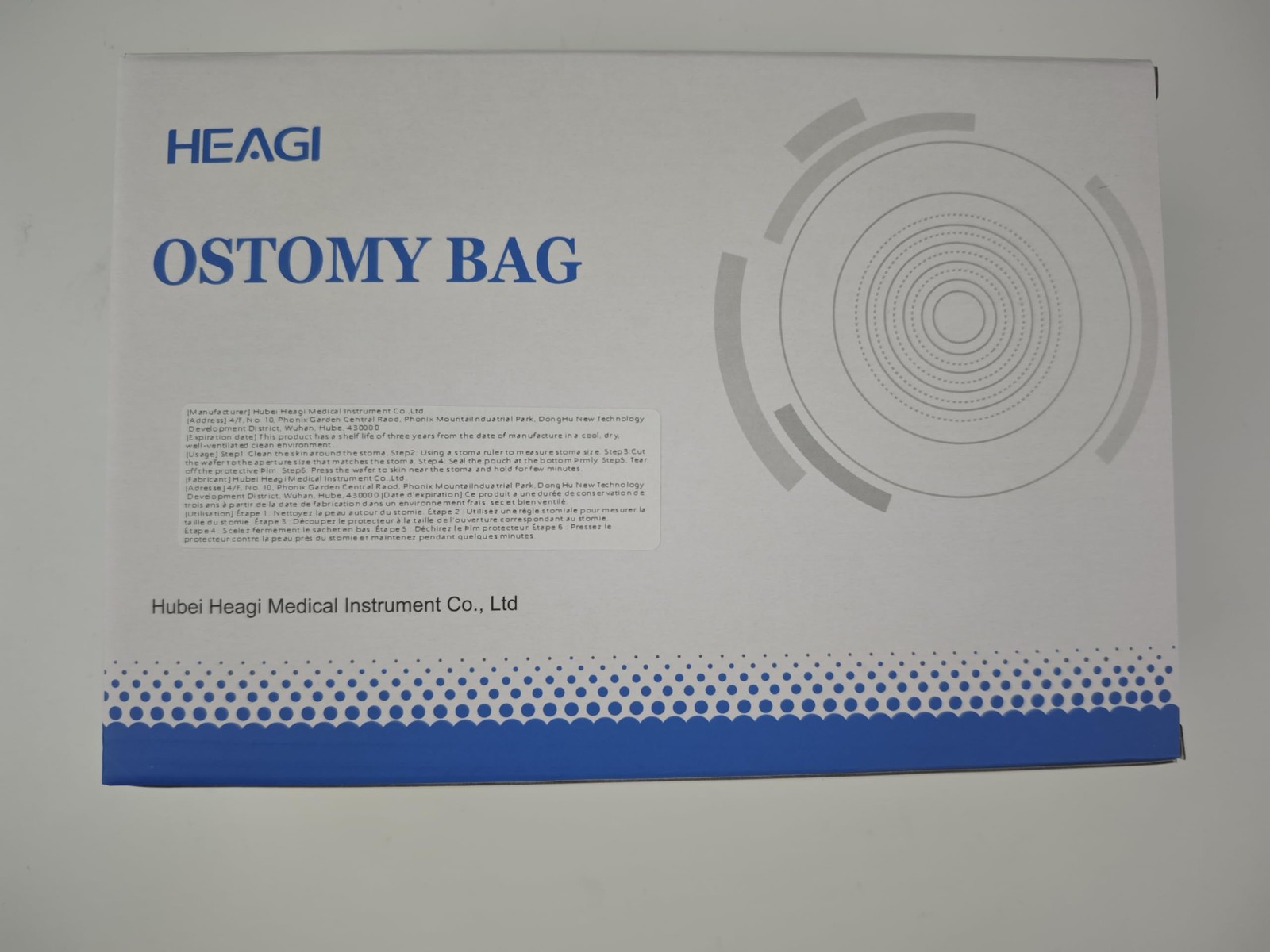 20 Pack Colostomy Bags, One 20 Count, 20 One-piece Bags-brown