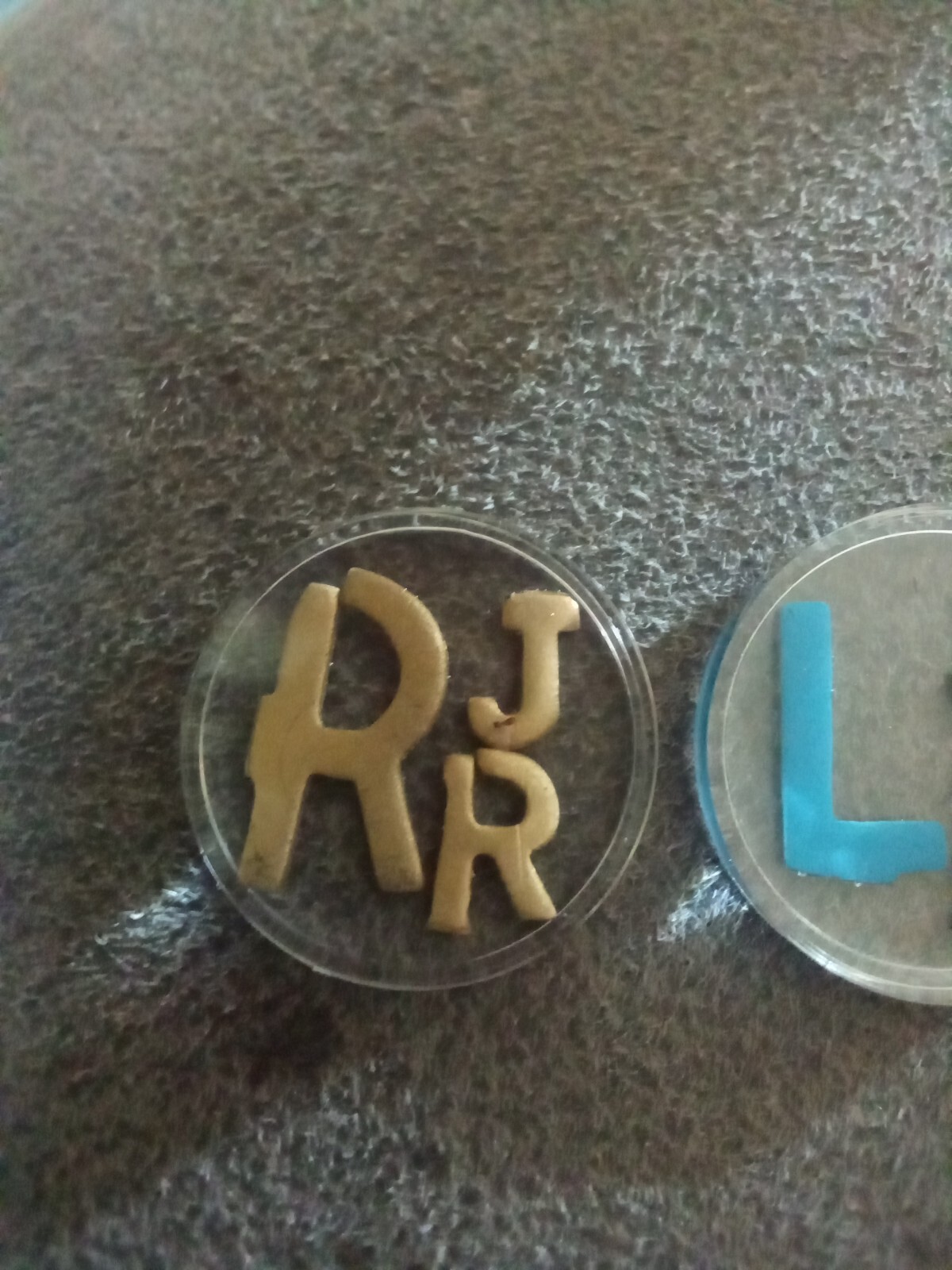 Radiology Markers With Initials JR