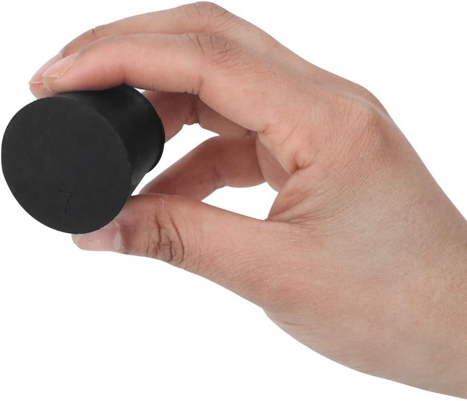 27 Pack (10 Assorted Sizes) 000# – 7# Tapered Lab Bungs Solid Rubber Stoppers