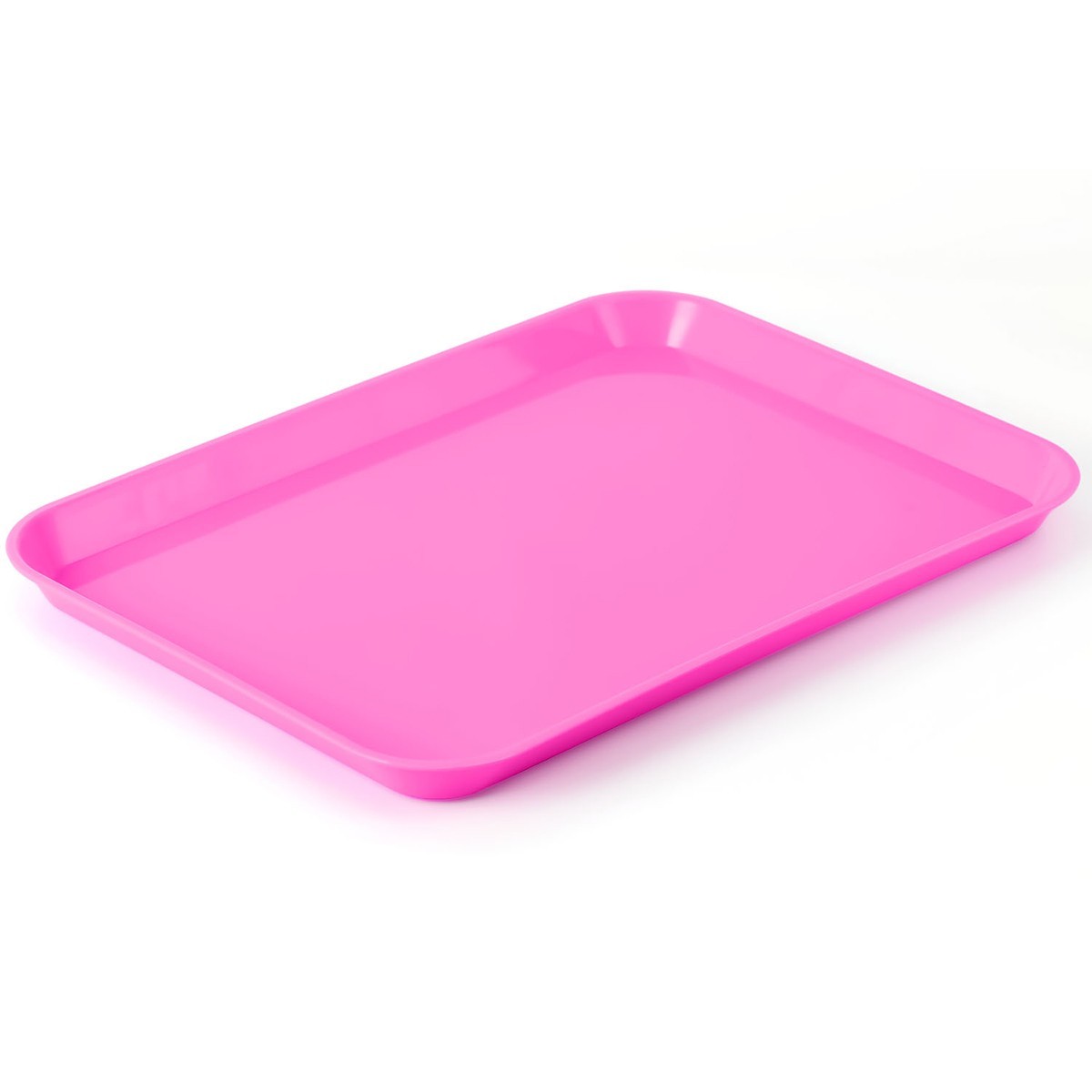 1PC Dental Autoclavable Flat Tray Sterilization Instrument Procedure Magenta