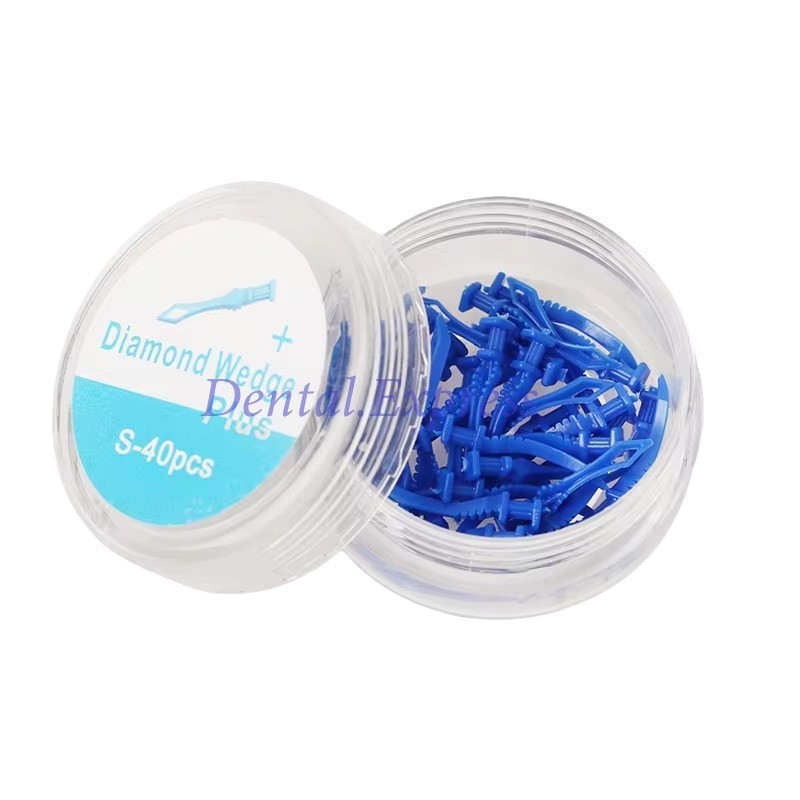 Dental Diamond Wedges Plastic Interdental Adaptive Diastema Teeth Fender 5 Size
