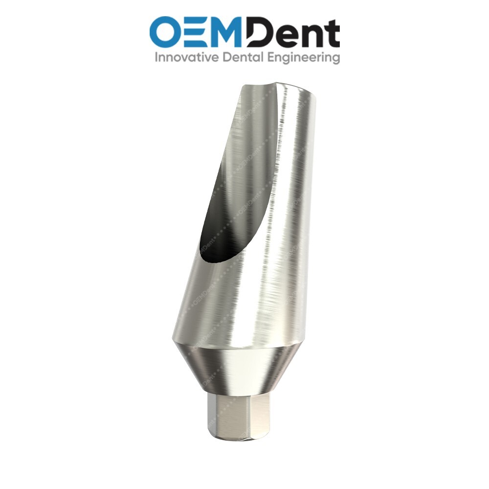 Angulated Abutment 15° Slim Platform – DSI® Hexagon 2mm Compatible