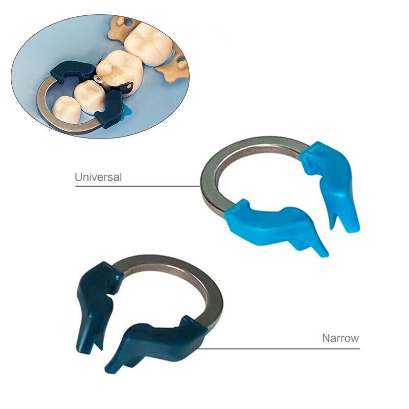 Dental Sectional Matrix System Bands C2 Titanium Alloy Rings Narrow Standard