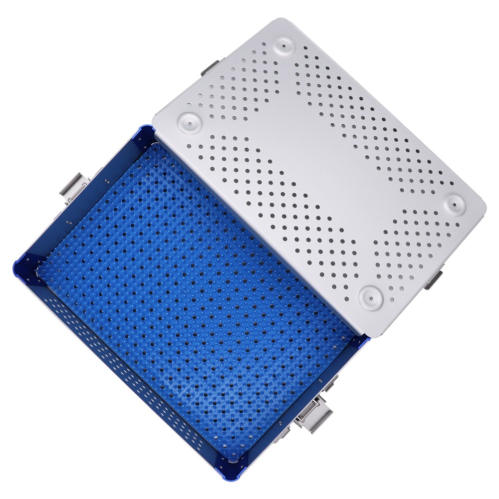 US Surgical Tray Instrument Sterilization Case Aluminium Alloy sterilization box