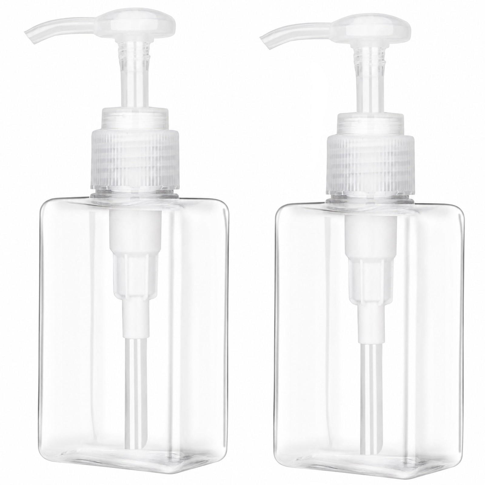 Clear 150ML Pump Bottle Refillable Lotion Dispenser Travel Container