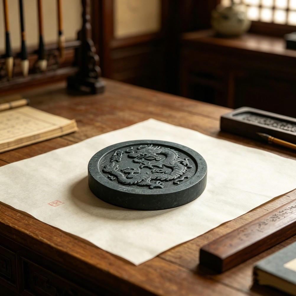 2Pcs Reusable Antique Tile Rubbing Template DIY Craft Material Black Han Brick