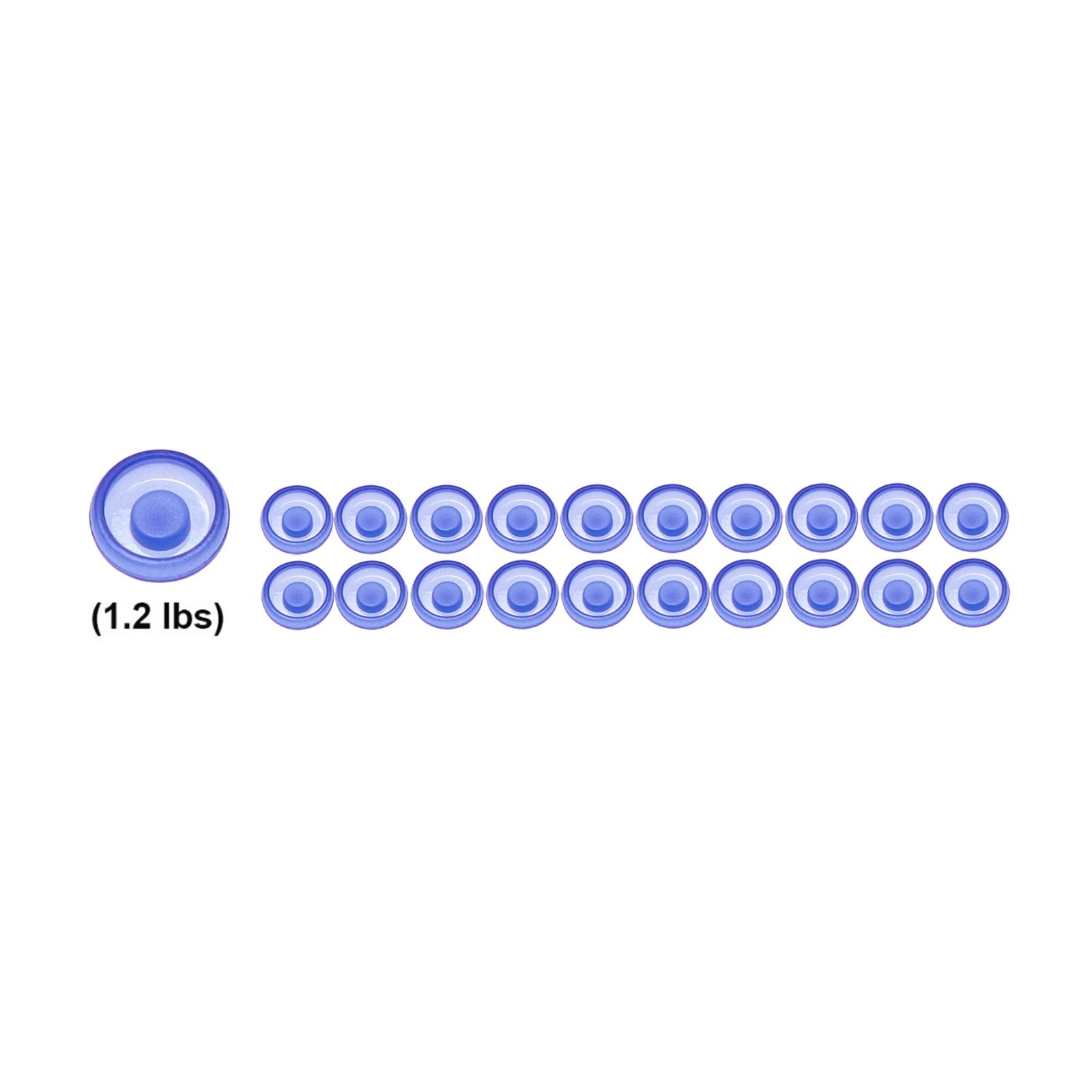 US Locator Retention Cap Overdenture Inserts Blue 1.2lbs 4/8Pcs
