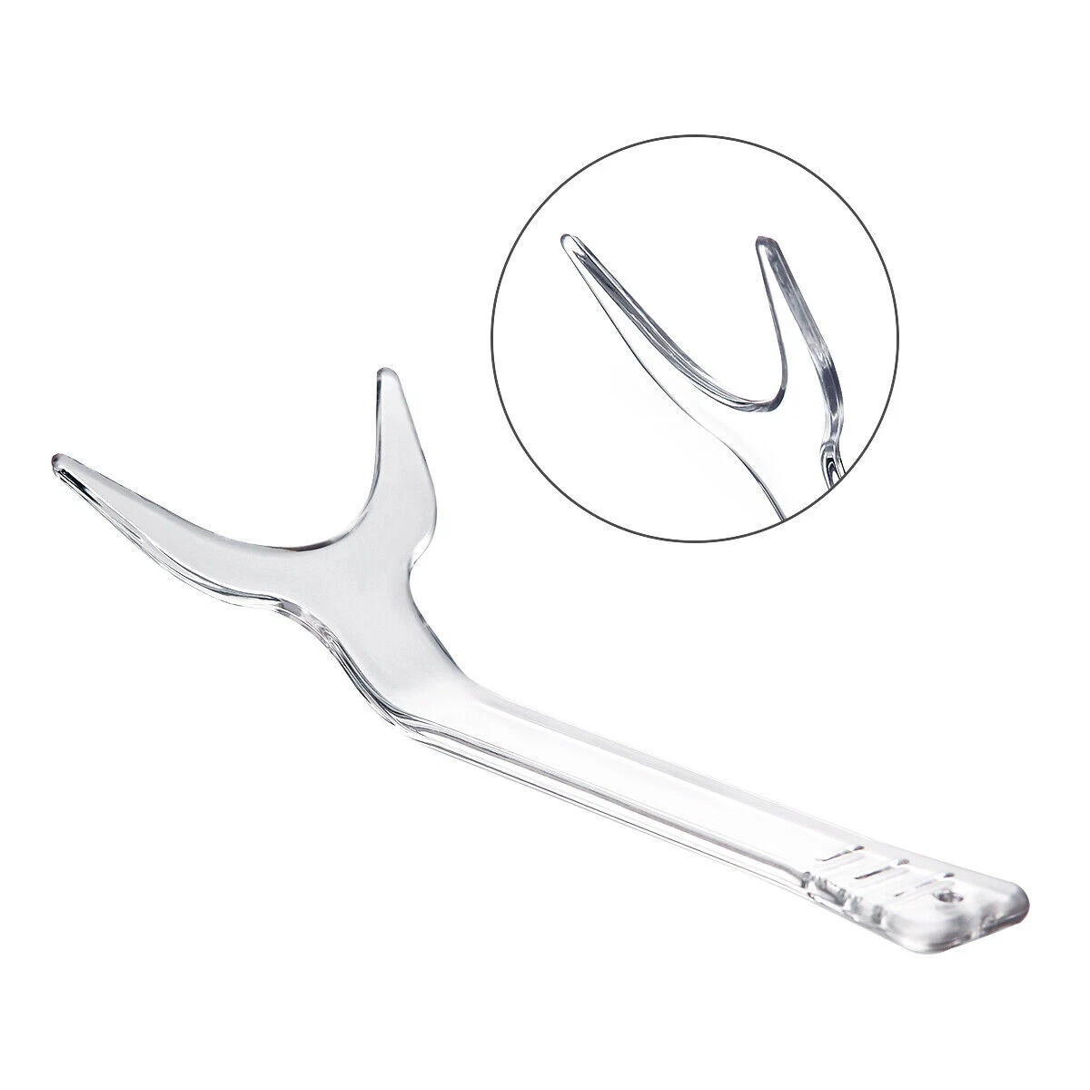 Dental Stainless Steel/Plastic Tongue Depressor Instrument Retractor Lip Cheek