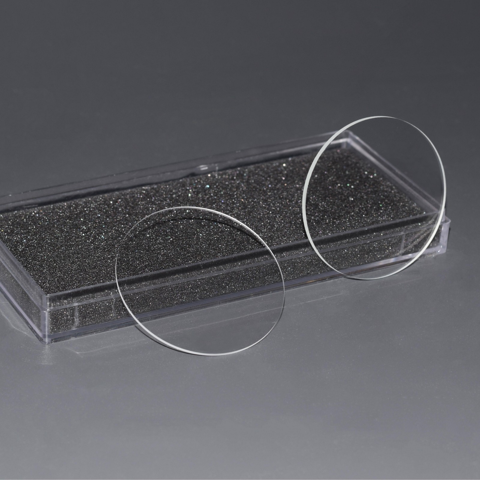 D100x0.1/0.2/0.5mm Quartz Glass Wafer Ultrathin JGS2 Fused Silica Single Crystal