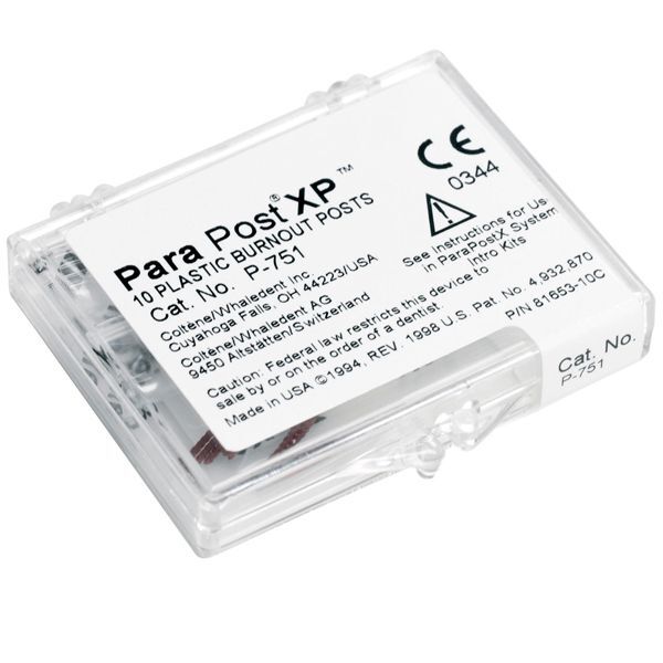 ParaPost XP P751-4 yellow .040″ (1.0mm) plastic burnout post, 10 refill