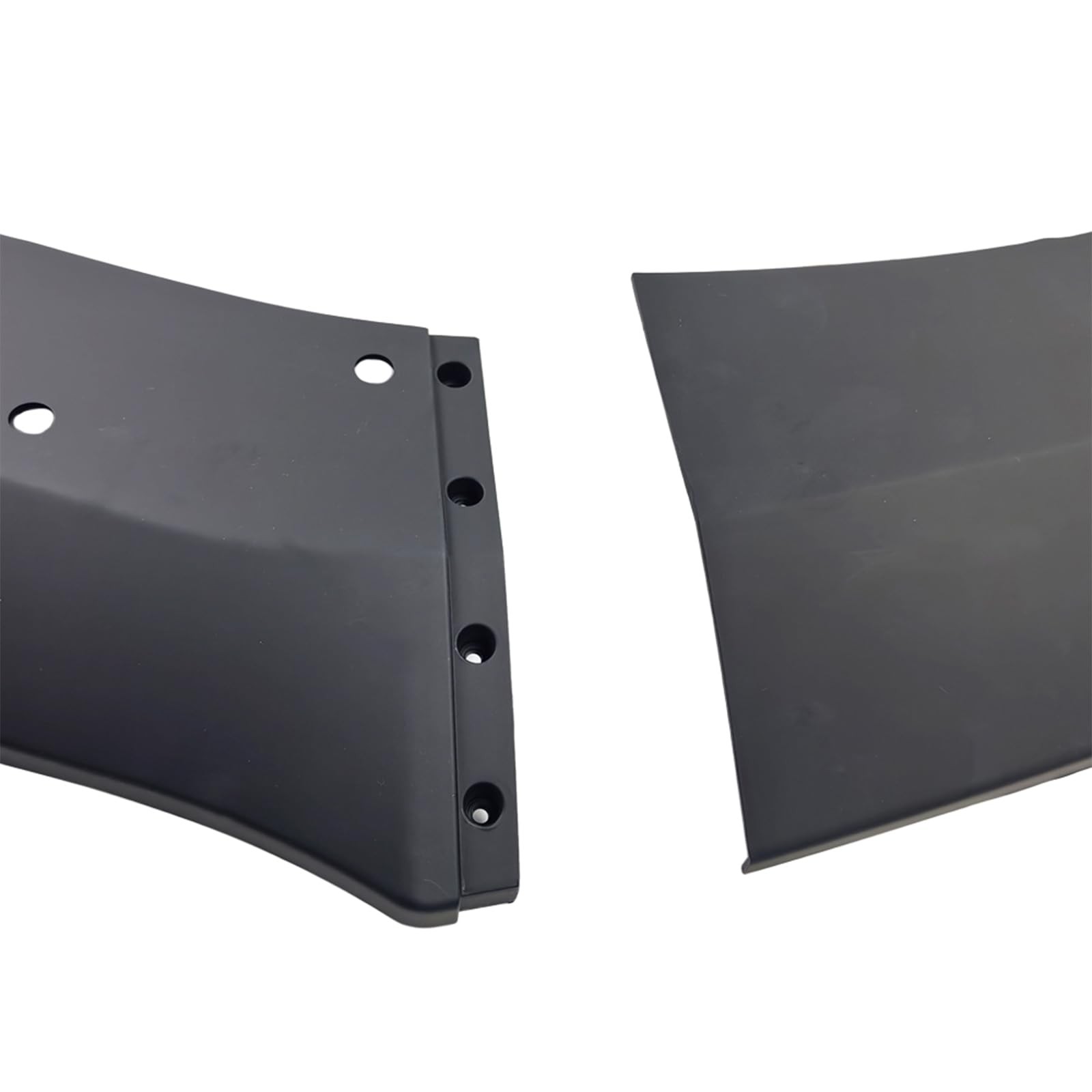 Front Bumper Lip Spoiler Matte Black 3Pcs For 2024-2025 Ford Mustang GT EcoBoost