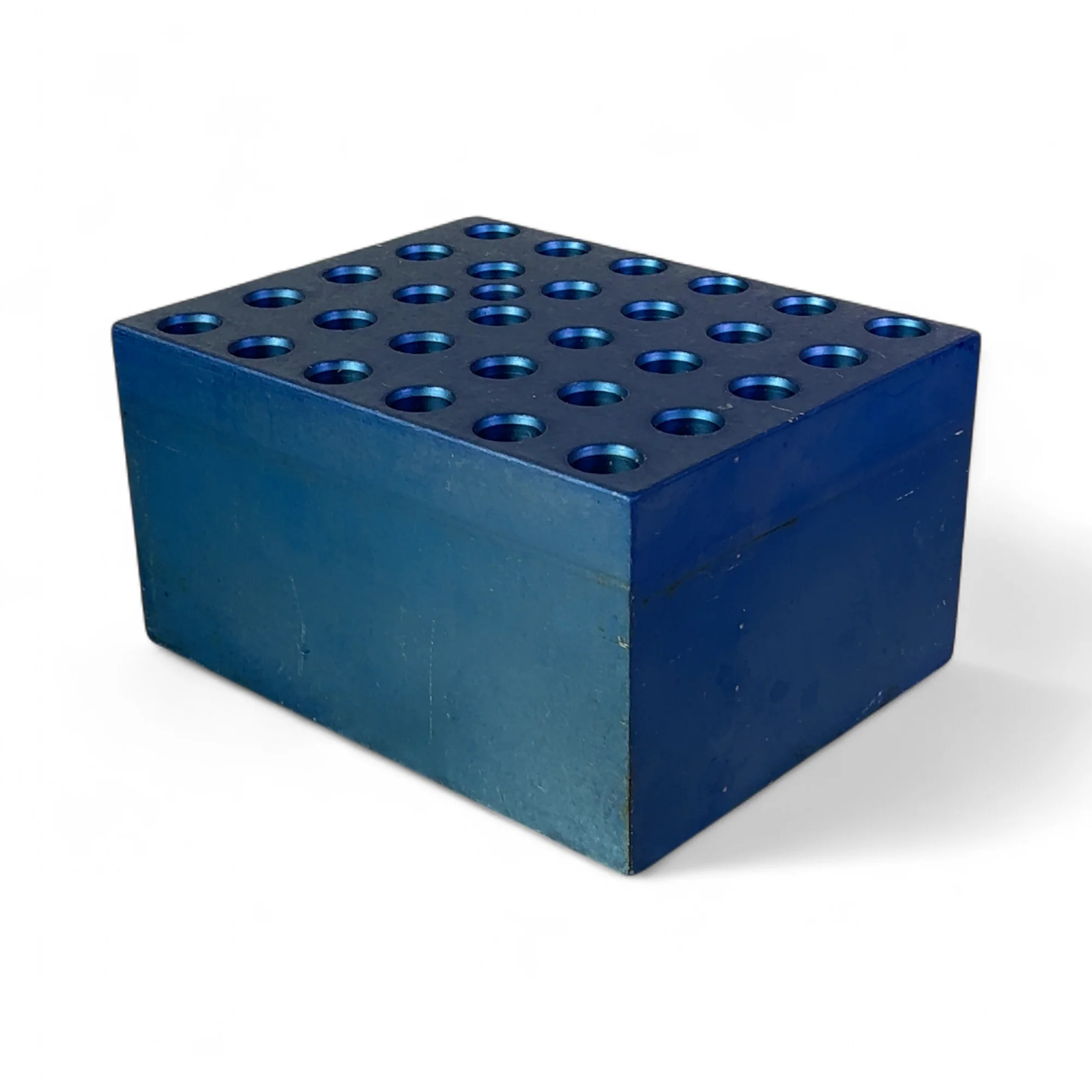 VWR Aluminum Anodized Dry Bath Heating Block 000 35-Well Blue Anodized Alumin…