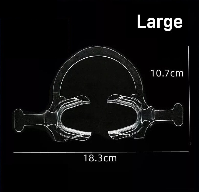 Orthodontic Dental Plastic Mouth Opener Cheek Lip Retractor with Handle C shape