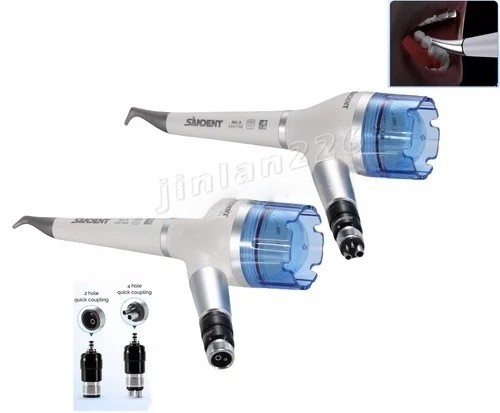 SANDENT Dental Air Polisher Prophy Handpiece AIR-FLOW Handy 4 Hole 2 Hole