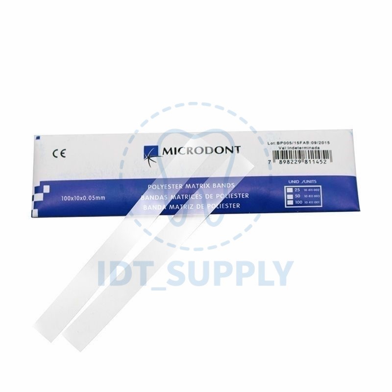Dental Polyester Matrix Bands Clear Interproximal Filling Strip Restorat