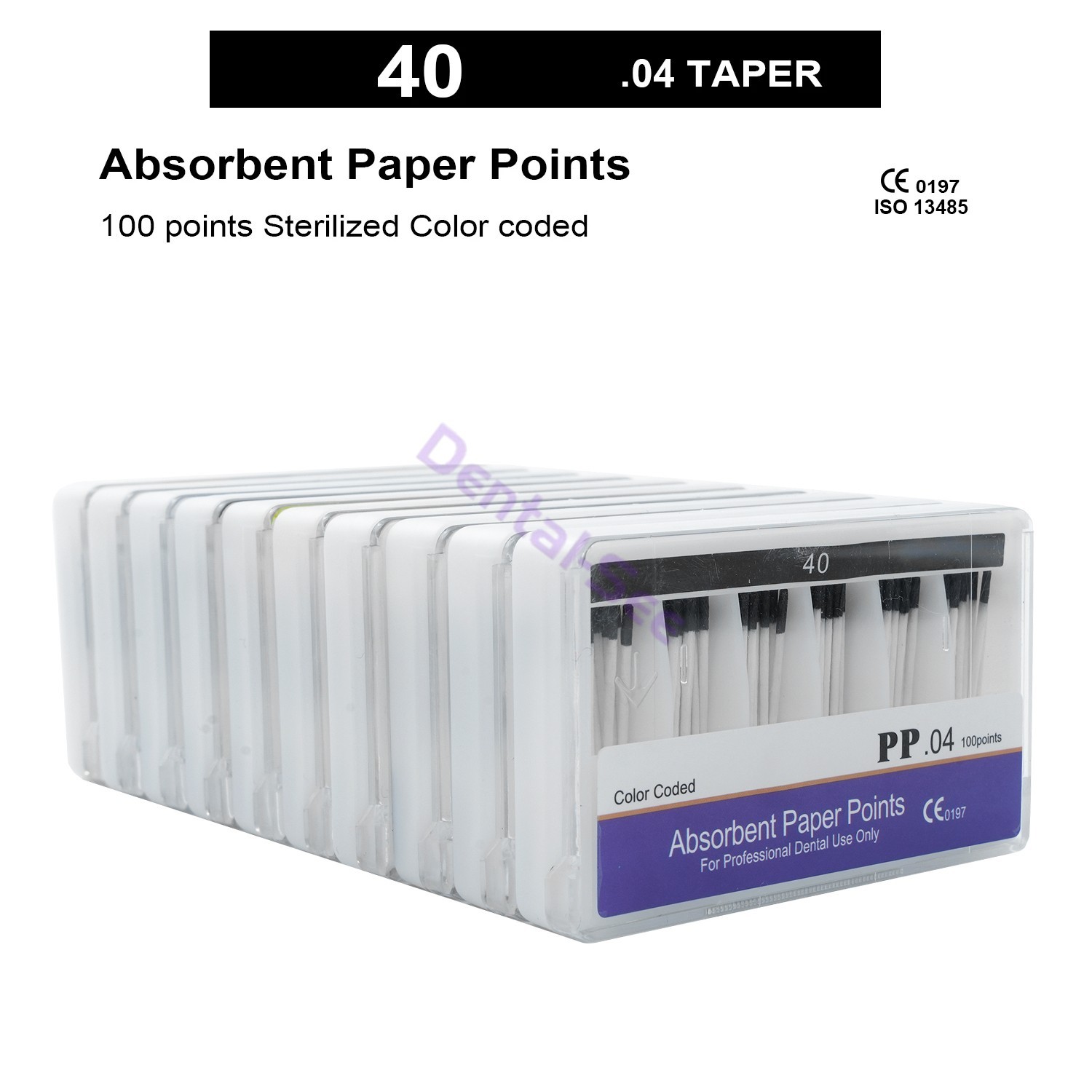 10Box Dental Endodontic Absorbent Paper Points Tips 15-40# 02 04 06