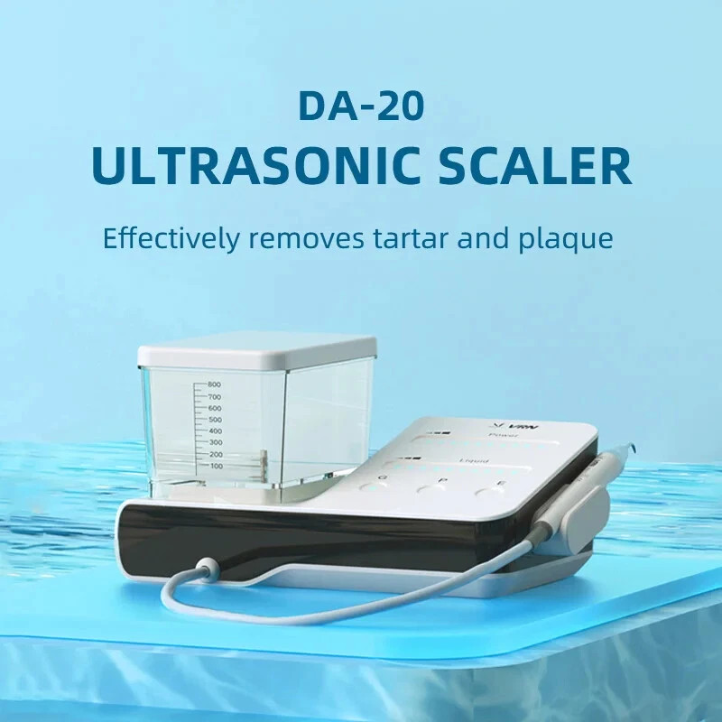 Wireless Control Dental Ultrasonic Scaler fit EMS + LED Handpiece+Tips VRN-DA20