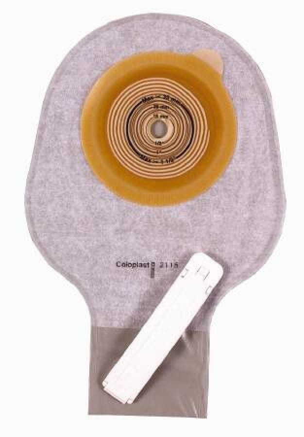 Coloplast Assura Urostomy Pouch 1-PC 8.5″ Length .5-1.5″ Stoma Drains Flat Trim