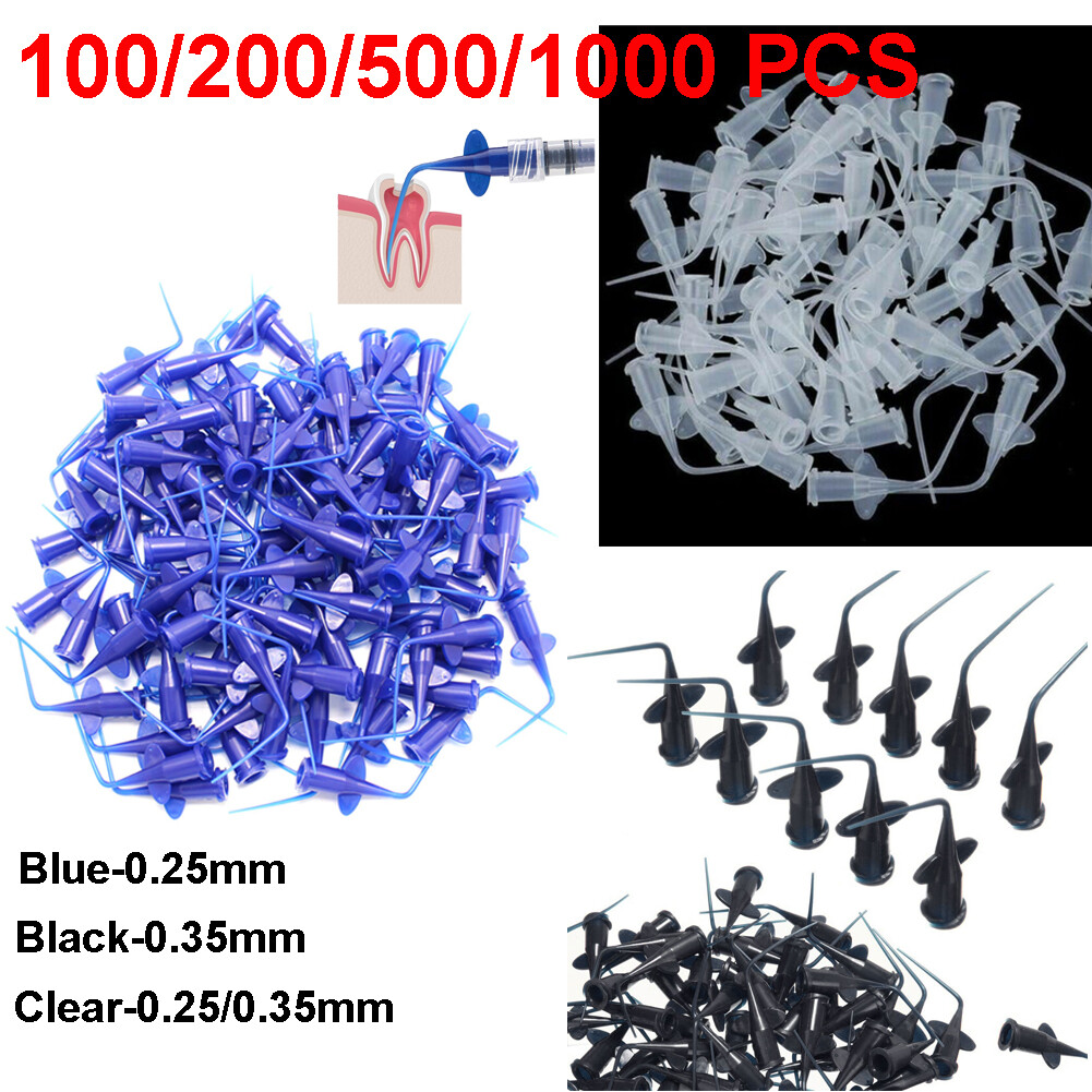Dental Endo Irrigation Needle Syringe Tips Disposable Irrigator Tip 0.25/ 0.35mm