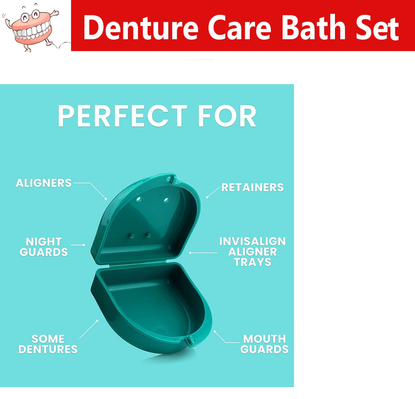 Upto 100 Sealed Assorted Dental Retainer Case Boxes Denture Case, Mouthguard Box