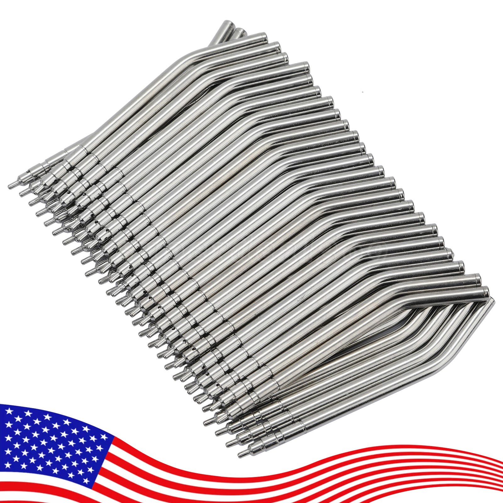 50 PCS Tips for New 3-way Dental Syringe Air Water Spray Nozzles Autoclavable