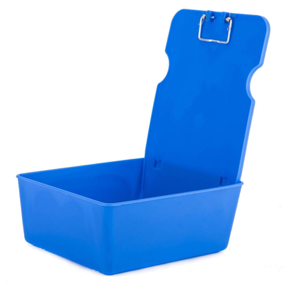 Dental Laboratory Plastic Working Case Stainless-Steel Pan Tray With Clip Holder