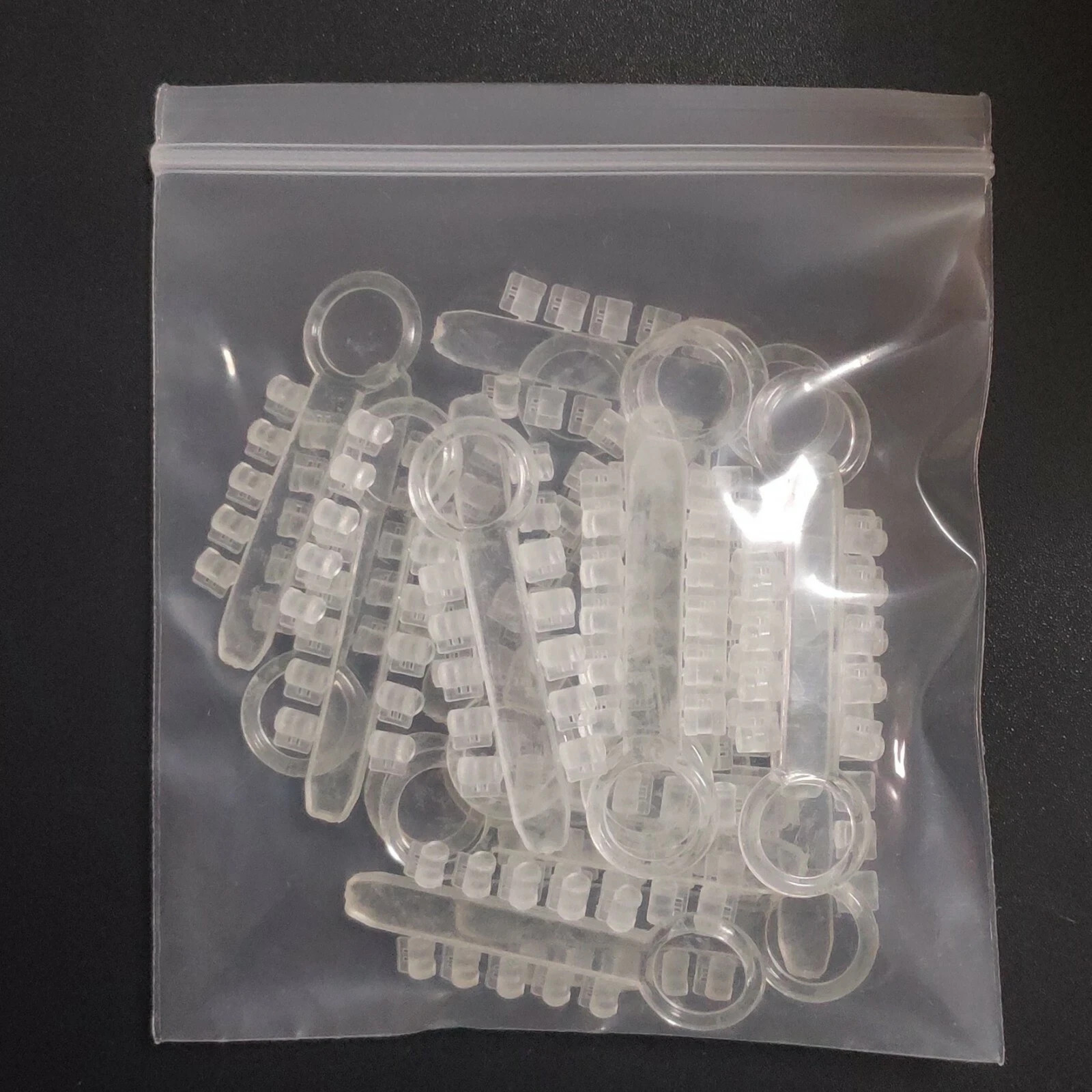 100pcs/10 sticks Dental Rotation Wedge Orthodontic Rubber Elastic Rotary Pads