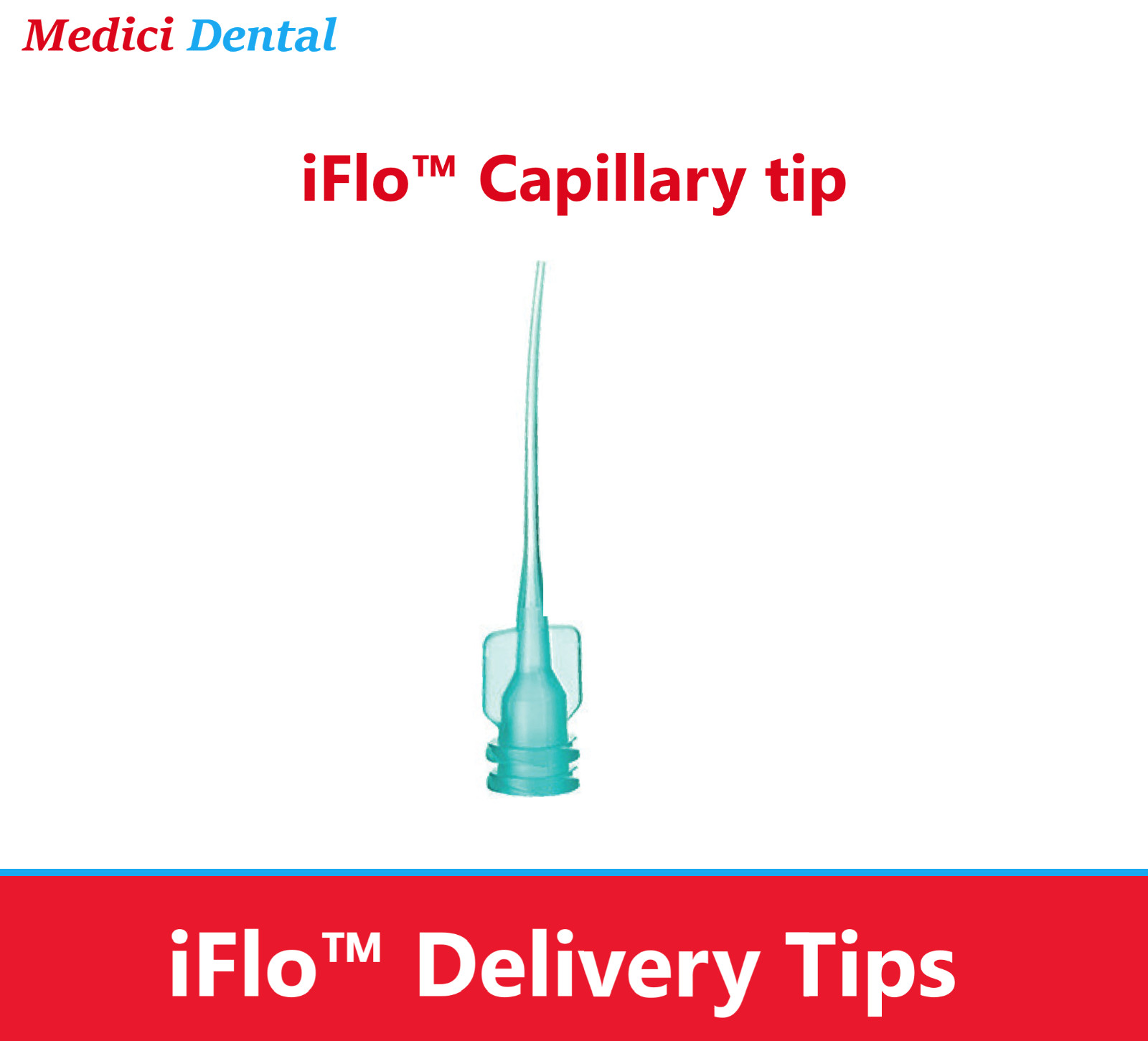 PacDent iFlo™ Capillary Tip 0.019” opening, Endo Canal evacuation, Straight Tip