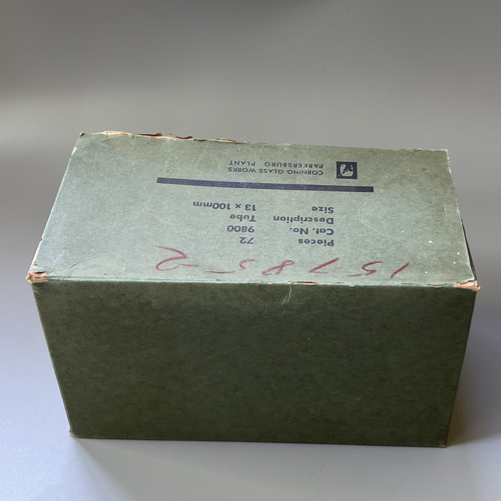 Vtg Pyrex 9800 Test Tubes Lot 13x100mm Glass Lab Ware 1 Full Box 1 Partial 116ct