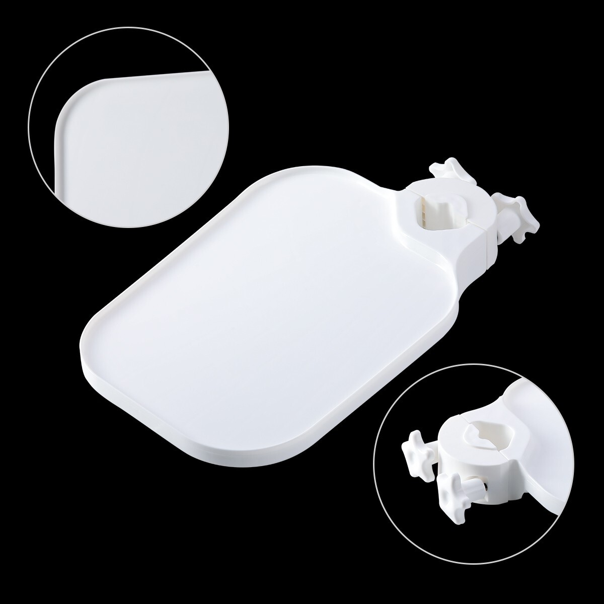 Dental Plastic Post Mounted Tray Table Chair Accessories for Dental Chair