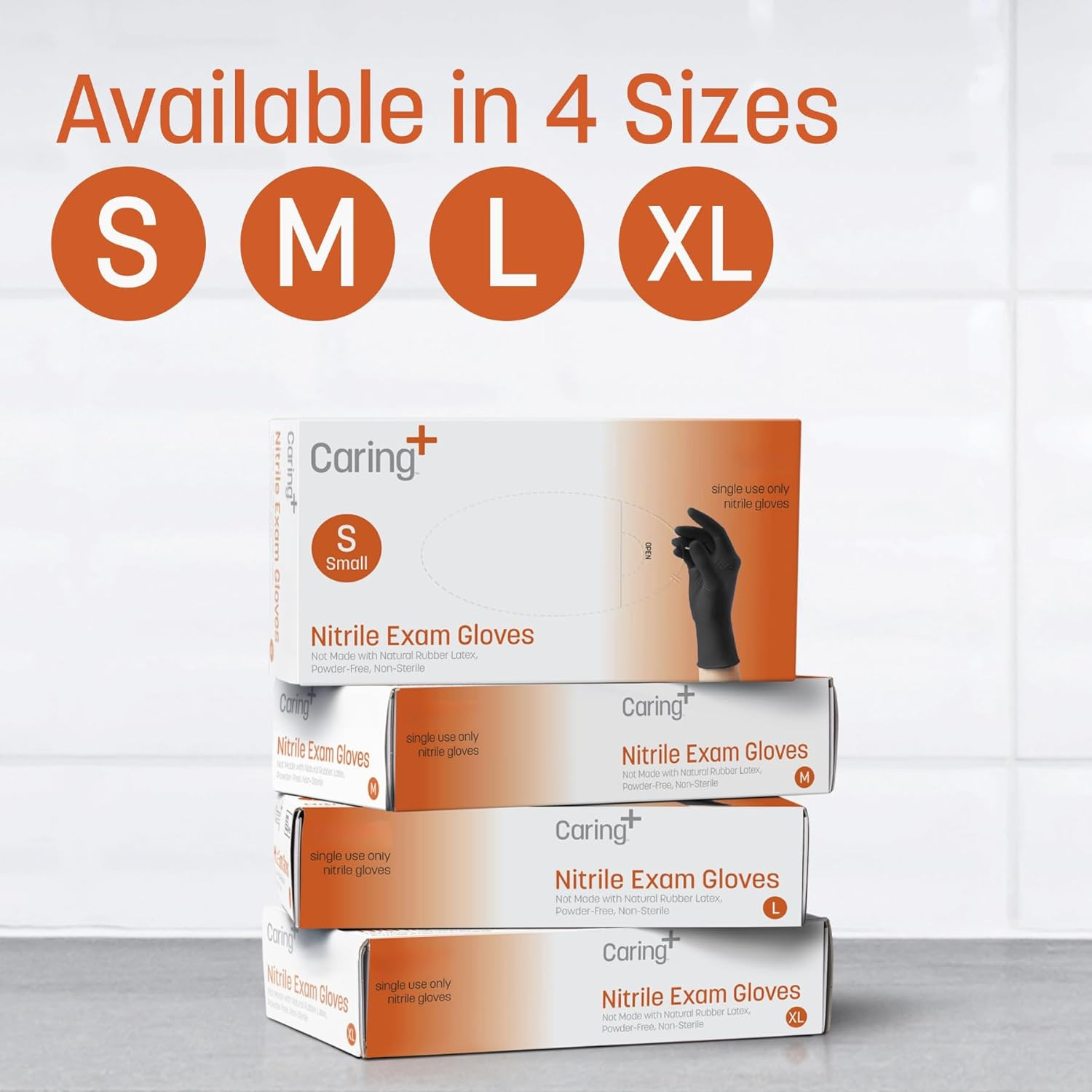 Black Nitrile Exam Gloves