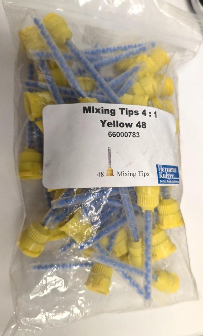 T-Style Temporary Cement Mixing Tips HP Impression (25-50/Pack) choose