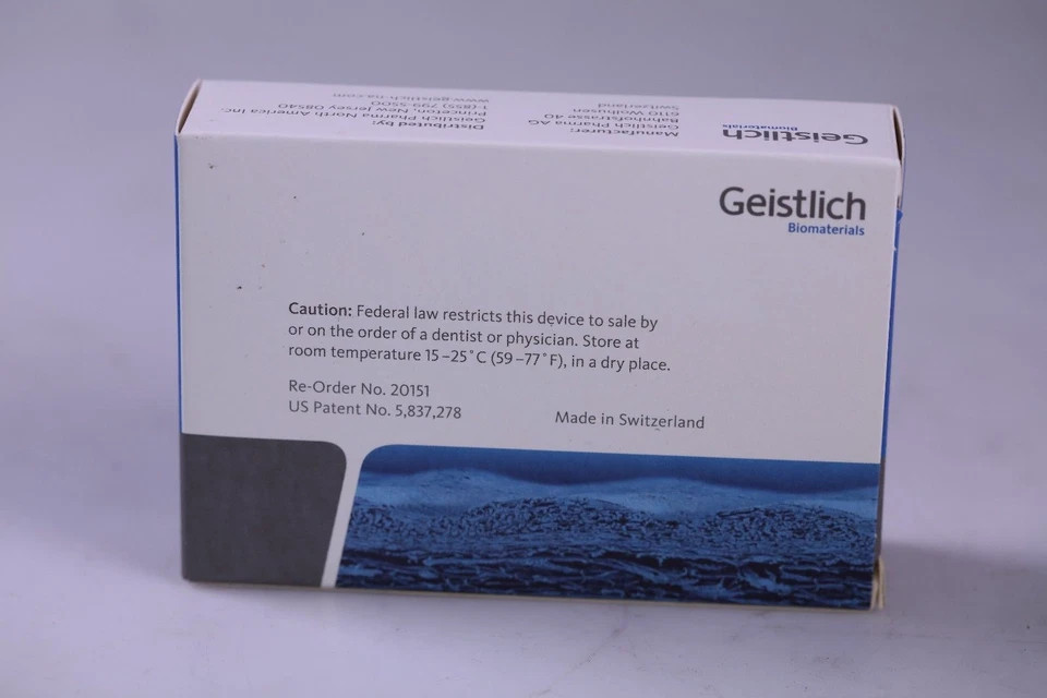Dental Geistlich Bio-Gide Resorbable Bilayer Membrane 13 X 25mm (Fast Ship)
