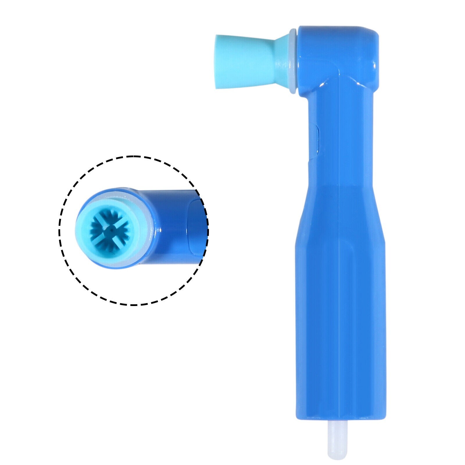 100 pcs/box Dental Prophy Cup right angle 90° Brush Polishing Latch Blue USA