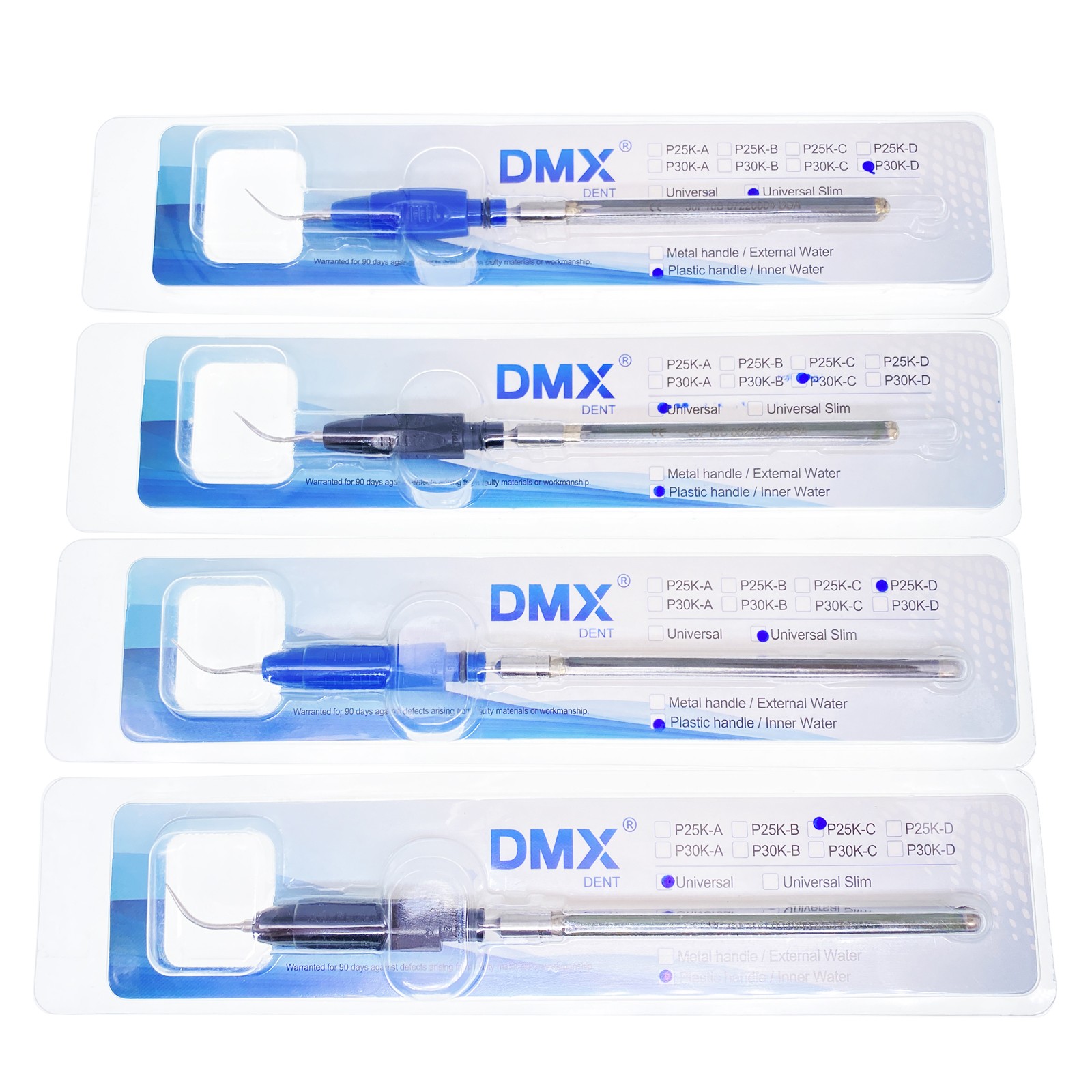 DMXDENT Cavitron Dental Inserts Tips 25k/30k Ultrasonic Slim Series Fit EMS/ART