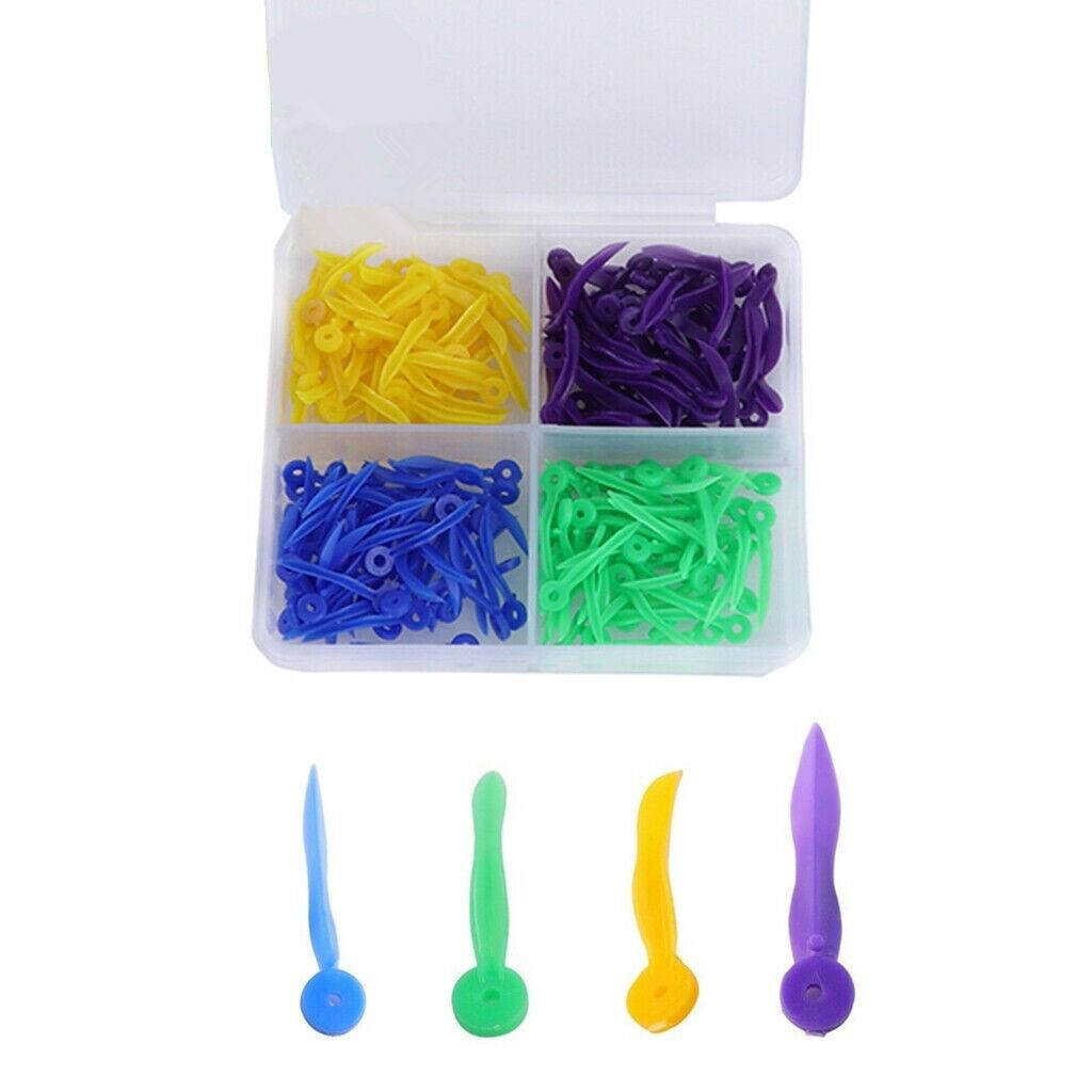 200* Dental Perforated Interdental Wedge with Hole Wave Shape Arc Concave Wedges