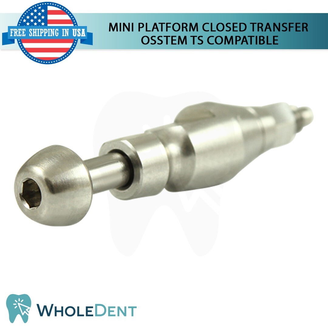 1X Mini Closed Transfer Dental 2.1mm Osstem® TS Hiossen® ET Compatible Hex