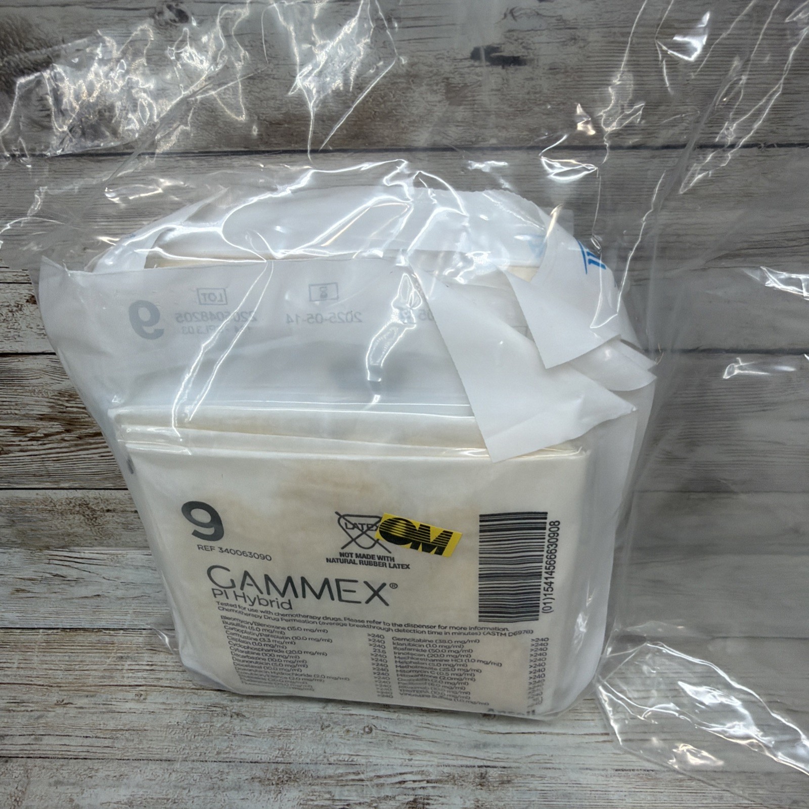 Gammex PI Hybrid Surgical Gloves Sterile Ansell *7 Pair* Size: 9 *See Dates*